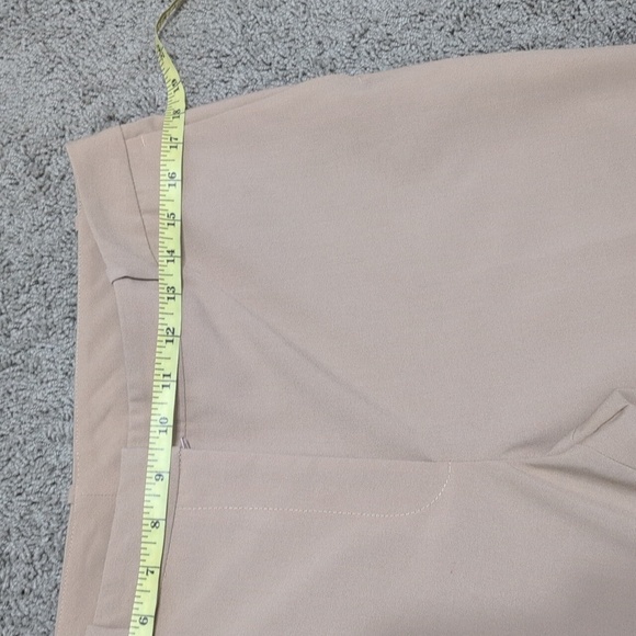 DKNY Beige Tan women's Dress Pants Slacks Straight Leg Ankle Size 12P Petite - Picture 6 of 13